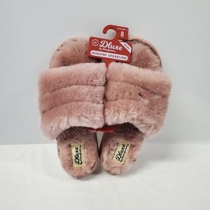 Pink Sherling Slippers